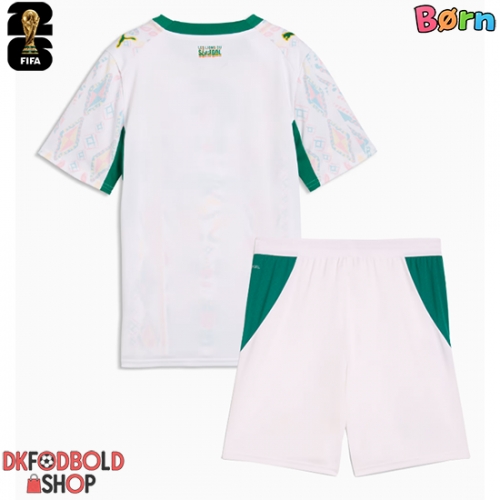 Senegal Hjemmebanesæt Børn VM 2026 Kort ærmer (+ korte bukser)